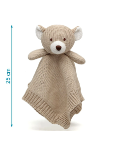 Doudou orsacchiotto in cotone – eco e sicuro da 0 mesi | shopincasa.it