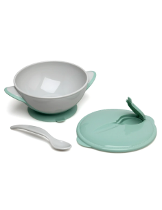 3914 SET PIATTO+CUCCHIAIO SALVIA