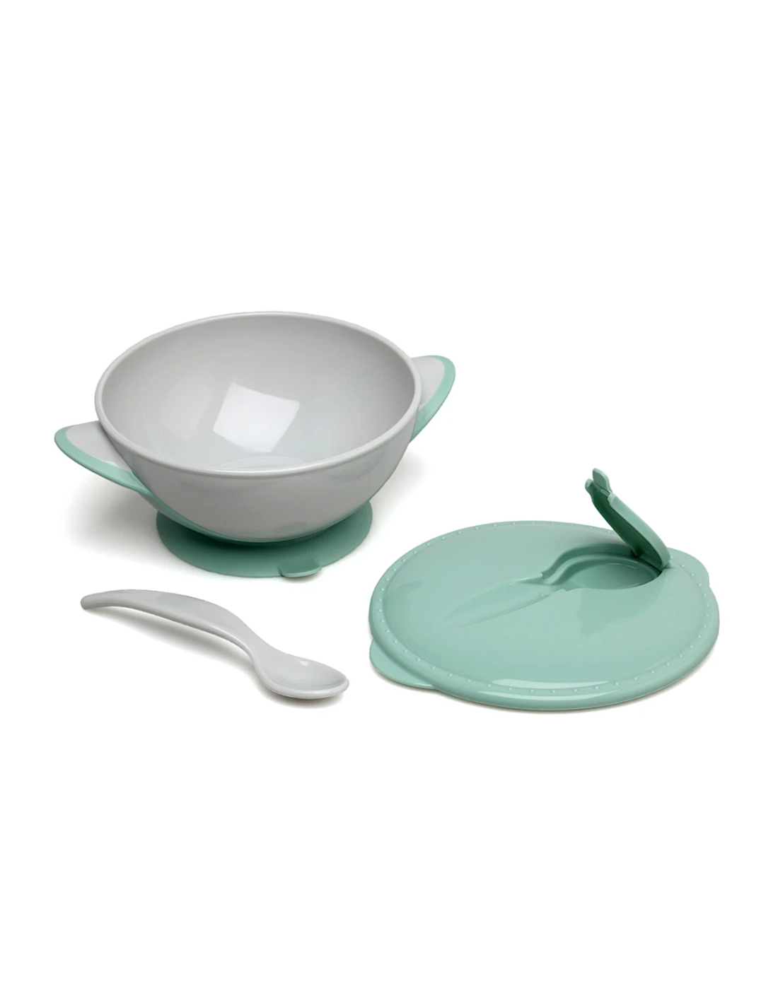 3914 SET PIATTO+CUCCHIAIO SALVIA