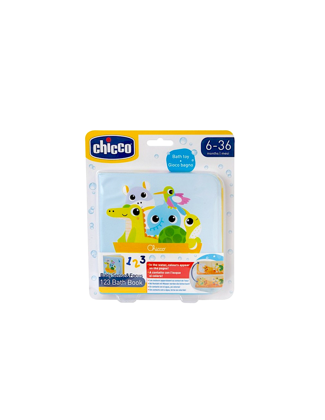 123 Libro Bagno Chicco – Libro Gioco Educativo da Bagno | shopincasa.it