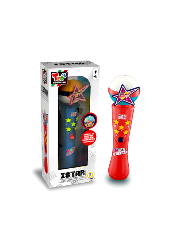 Teo's microfono giocattolo karaoke superstar | shopincasa.it