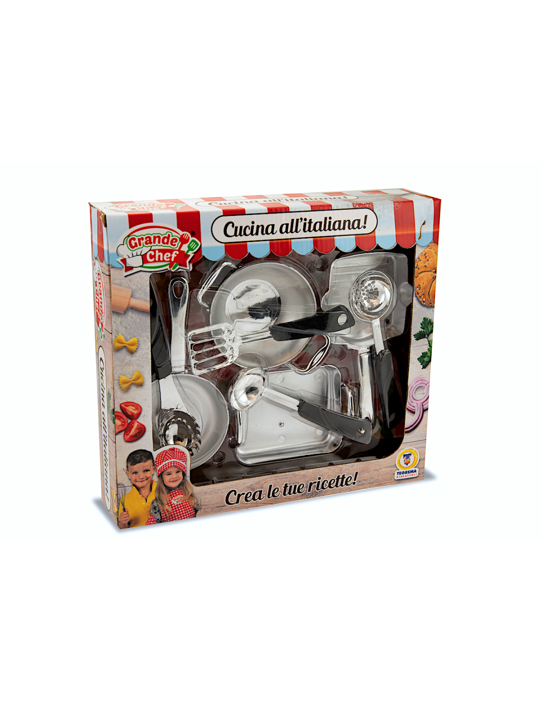 GRANDE CHEF - SET PENTOLE CON ACCESSORI