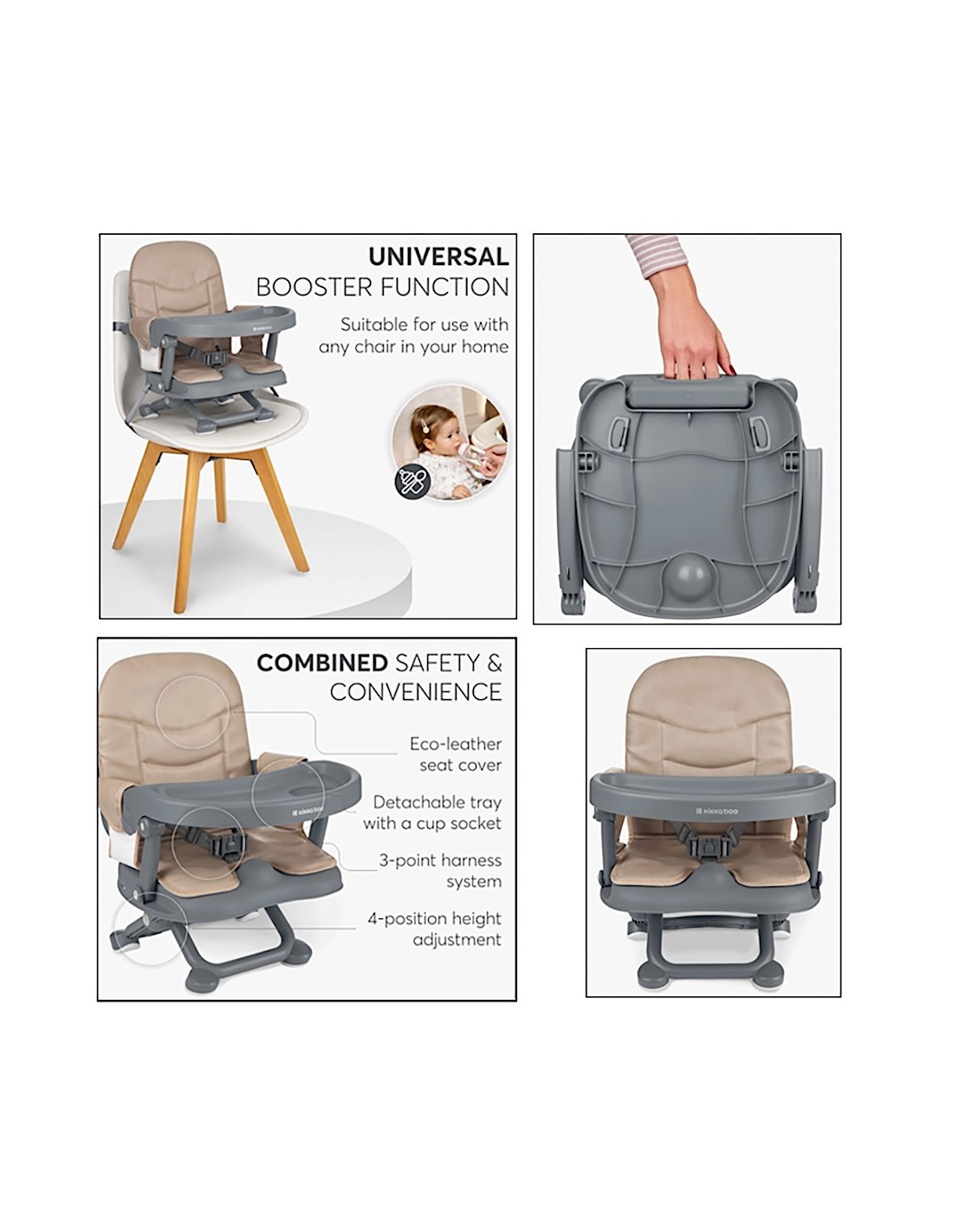 Pappo Beige 2025 – Seggiolino pappa portatile e sicuro | shopincasa.it
