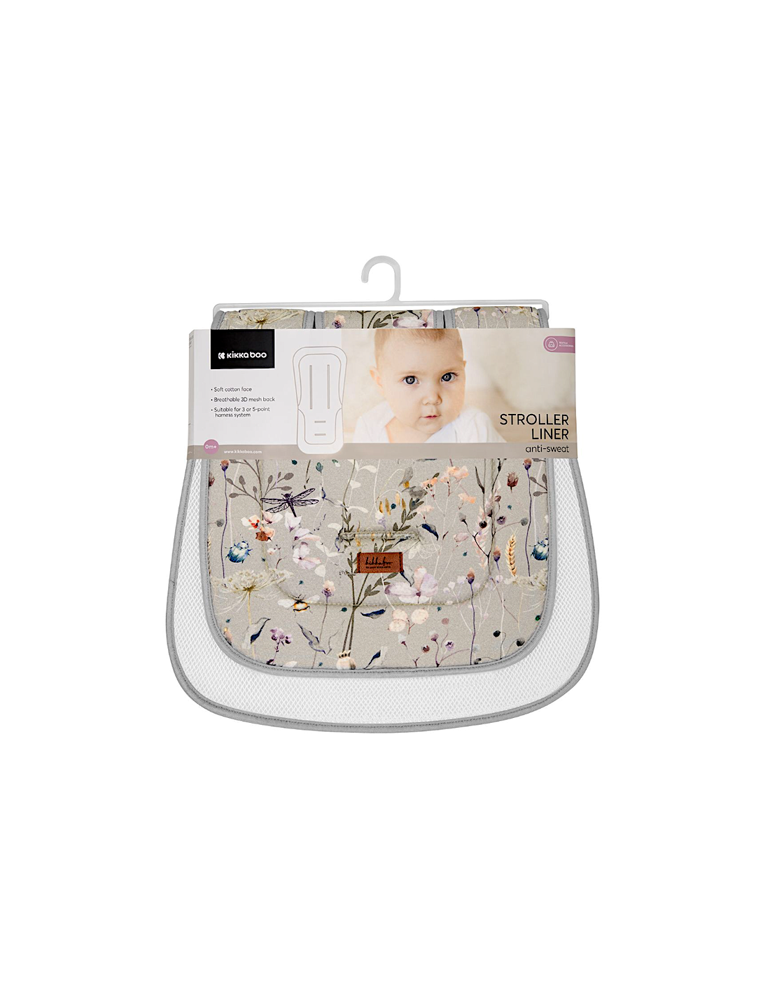 Fodera Passeggino Dreamy Fields Grey Traspirante Universale | shopincasa.it