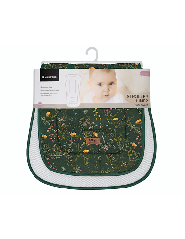 KikkaBoo Fodera traspirante 3D Mesh Secret Garden Green | shopincasa.it