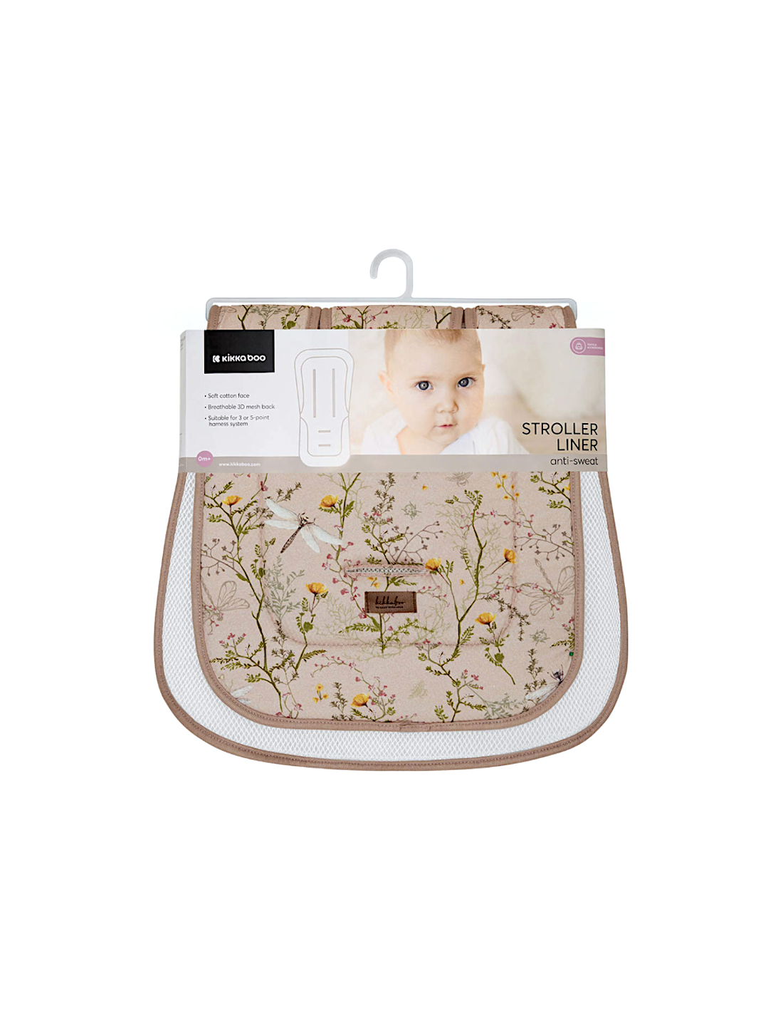 Fodera Passeggino Antisudore Secret Garden Beige Universale | shopincasa.it
