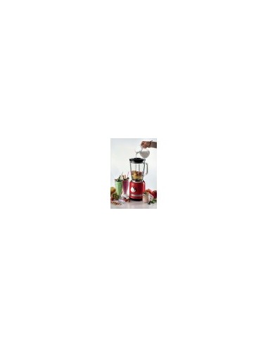 FRULLATORI E TRITATUTTO: vendita online Frullatore rosso Moderna Ariete, tazza vetro graduata, 4 lame acciaio inox, 4 velocit...
