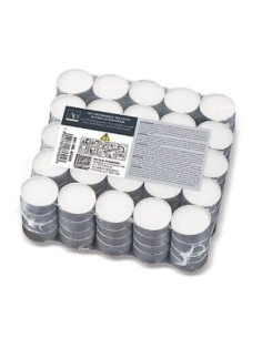 CONF 100 CANDELE 87605 TEALIGHT 3,6CM BIANCHI su Shop in Casa