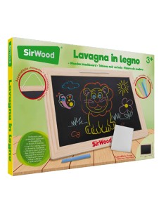 Lavagna in legno per bambini 34x24 cm | shopincasa.it