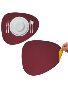 TOVAGLIETTA 956318 SIMILPELLE GIALLO/BORDEAUX