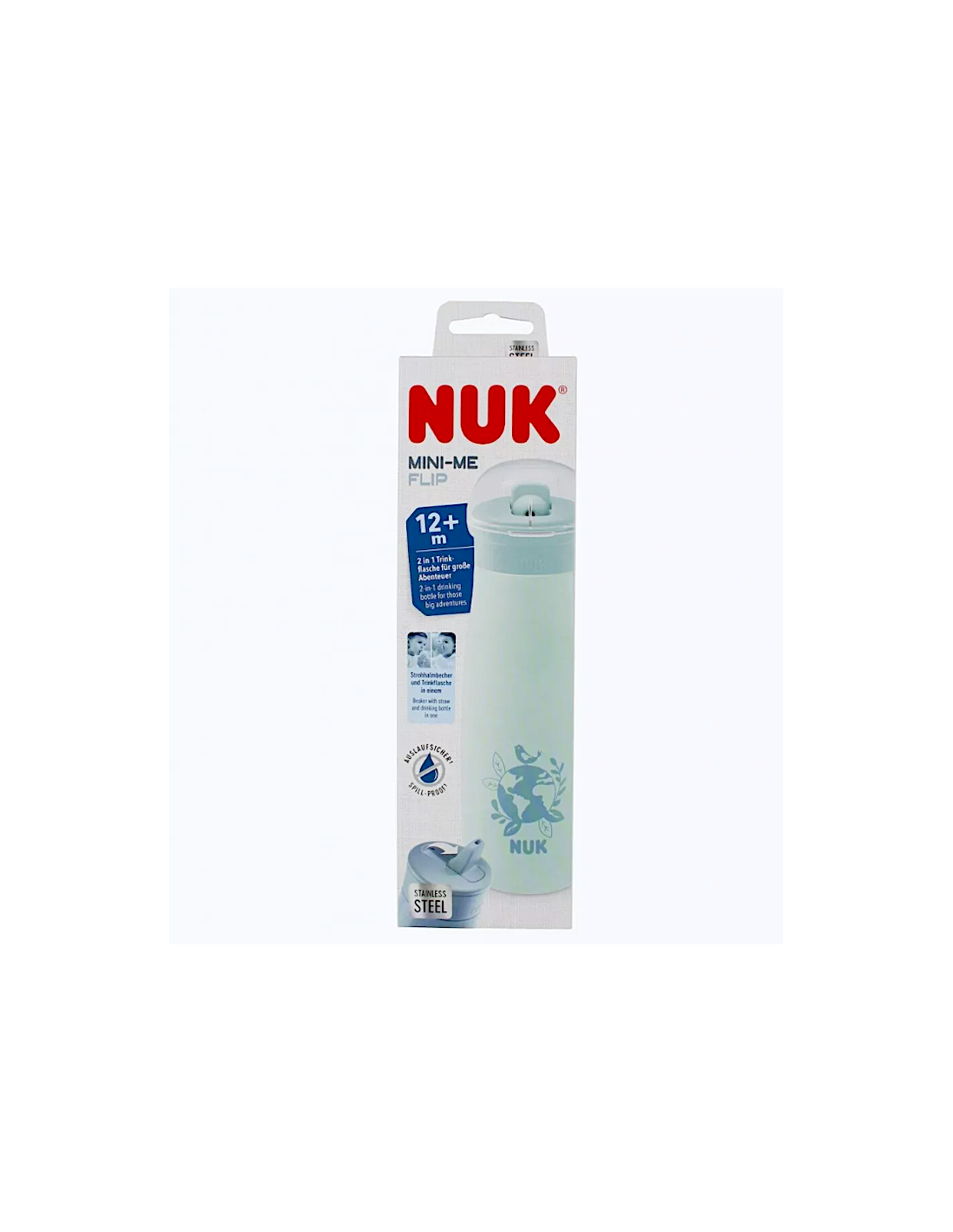 Borraccia NUK Mini-Me Flip Acciaio Inox Blu 500 ml – shopincasa.it