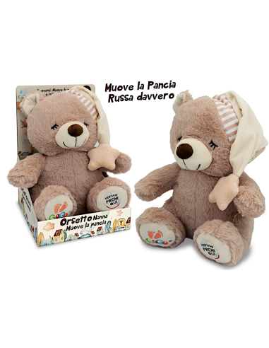 GOGO - ORSETTO NINNA NANNA 25CM MUSICA E MOVIMENTO