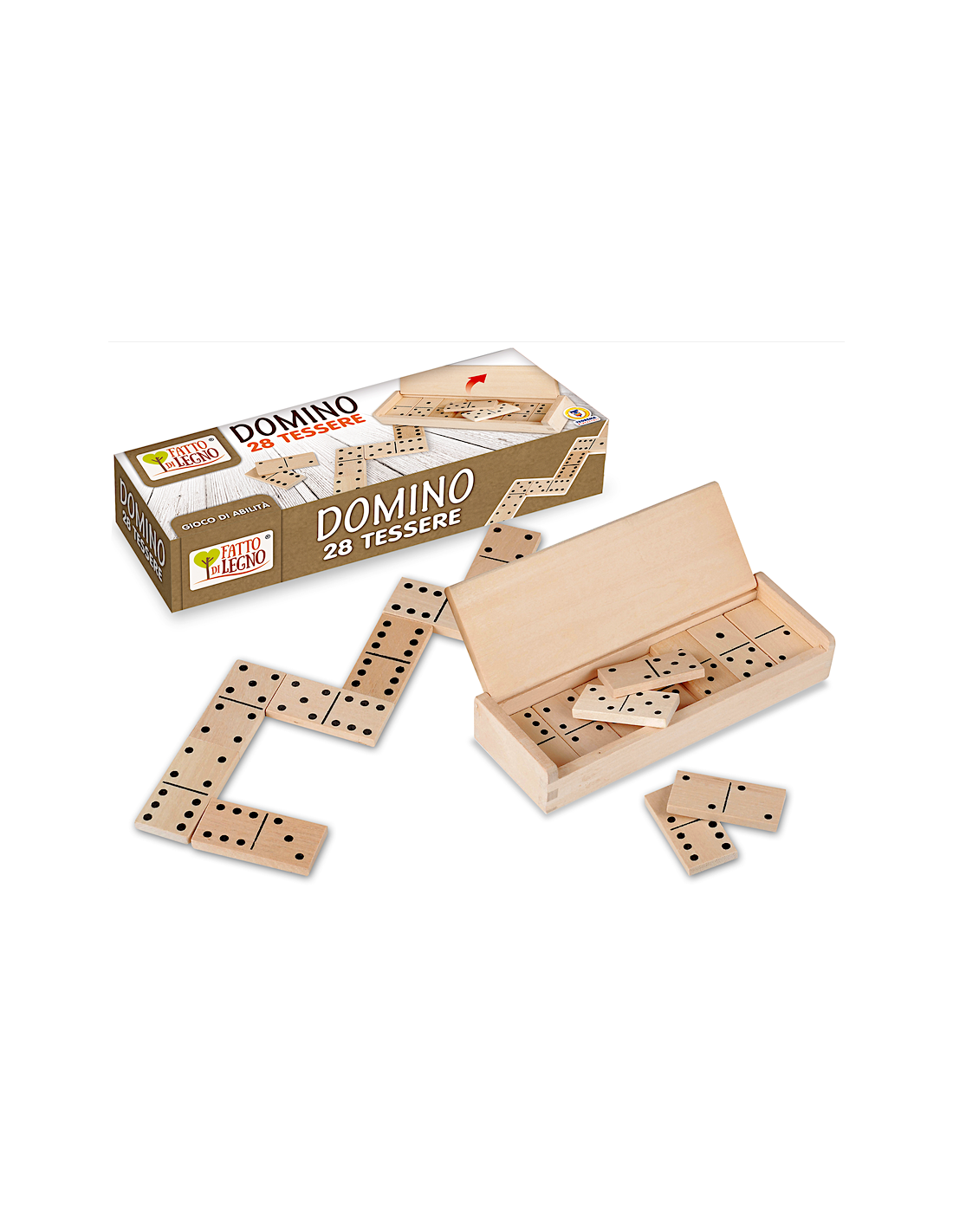 FATTO DI LEGNO - DOMINO 28 TESSERE