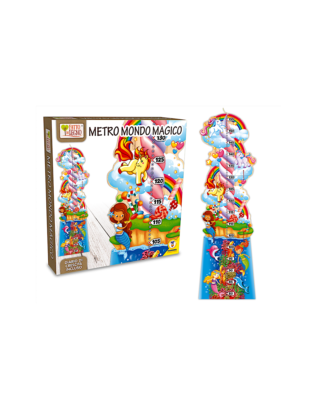 FATTO DI LEGNO - METRO FANTASY 80CM PIEGHEVOLE