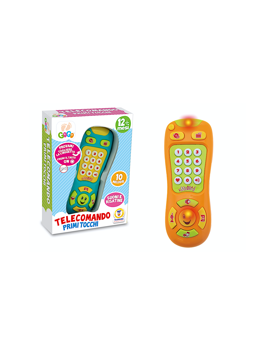GOGO - TELECOMANDO PRIMI TOCCHI LUCI E SUONI ASSORTITO