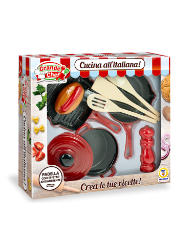 GRANDE CHEF - SET PENTOLE CON ACCESSORI