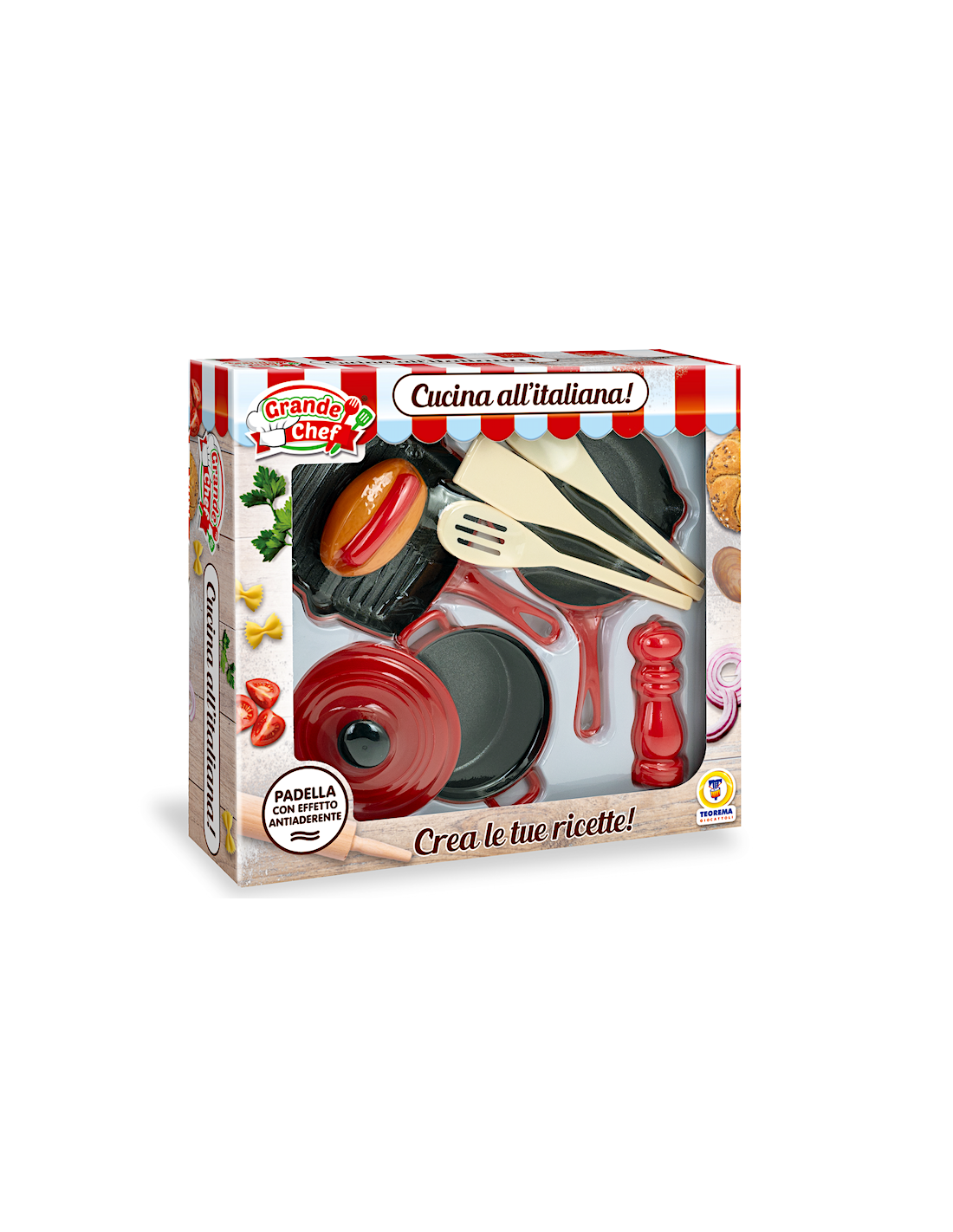 GRANDE CHEF - SET PENTOLE CON ACCESSORI