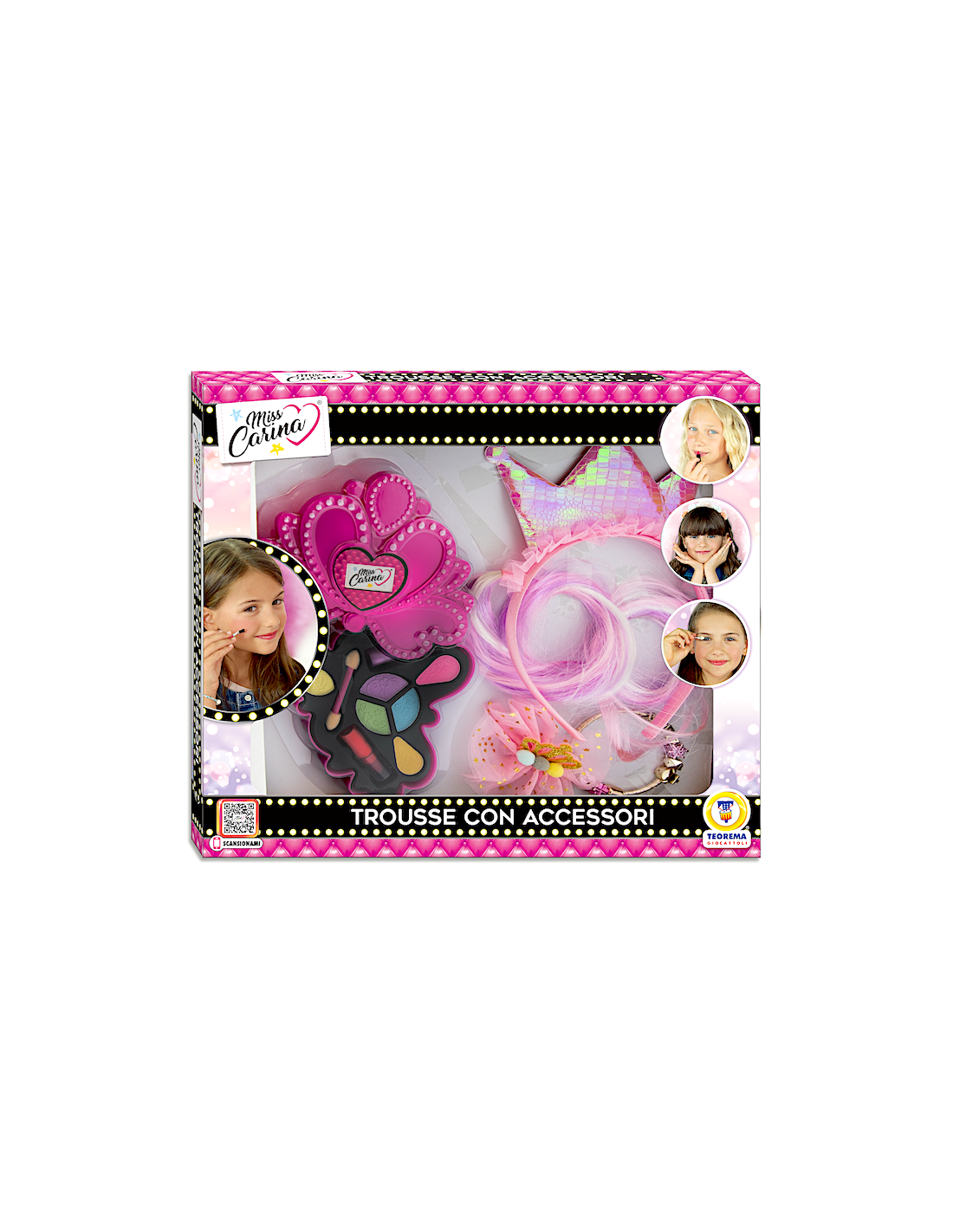 MISS CARINA - SET TRUCCHI PRINCIPESSA CON ACCESSORI