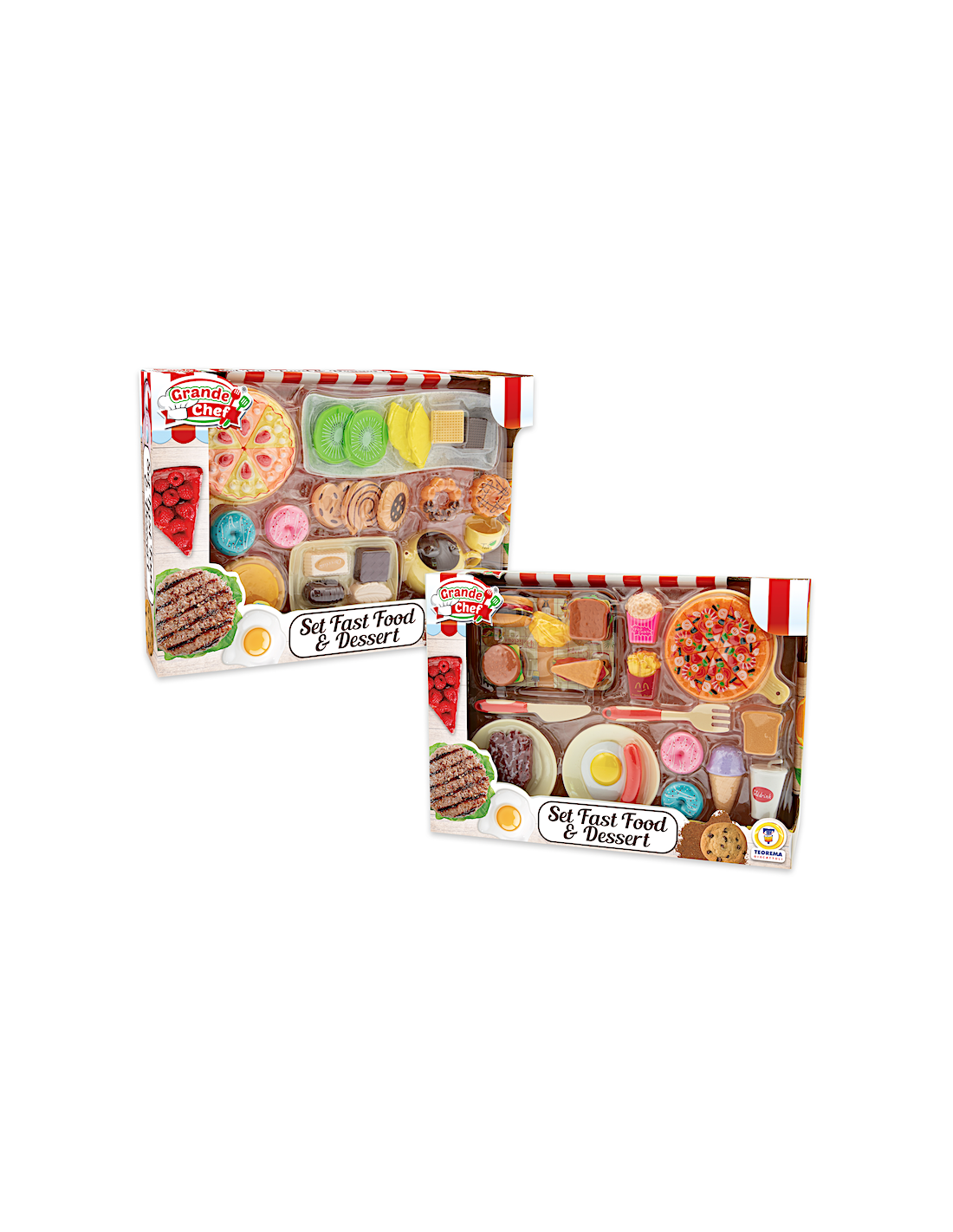 GRANDE CHEF - SET FAST FOOD/DESSERT ASSORTITO