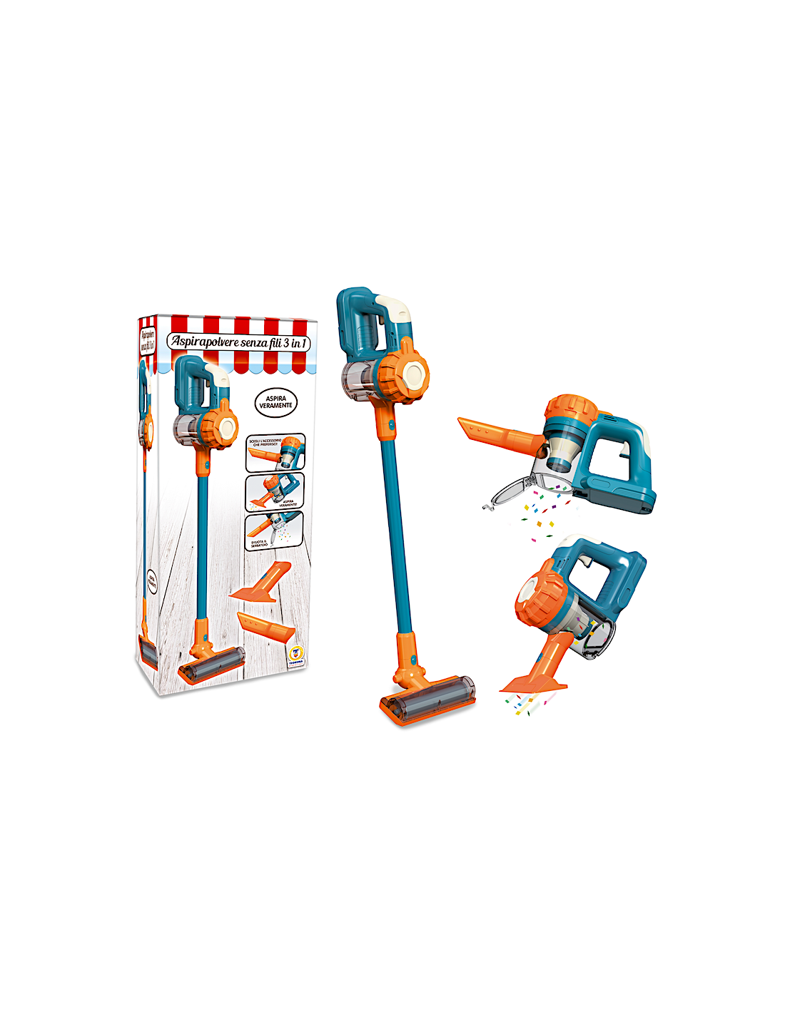 ASPIRAPOLVERE GIOCATTOLO 3 IN 1 | shopincasa.it