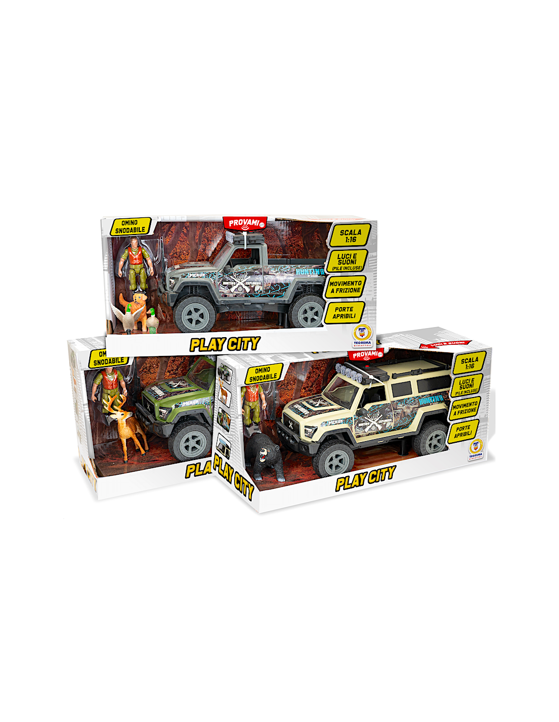 PLAY CITY - PLAYSET SAFARI ASSORTITO LUCI E SUONI