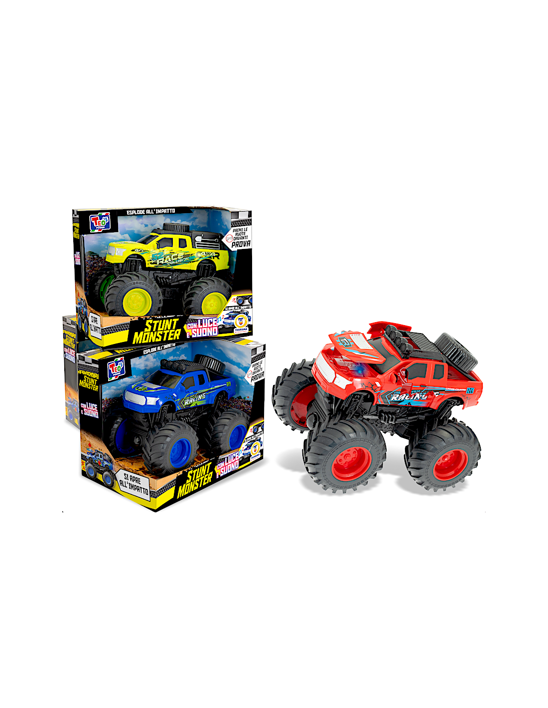 Teo's Power veicolo stunt luci suoni frizione | shopincasa.it