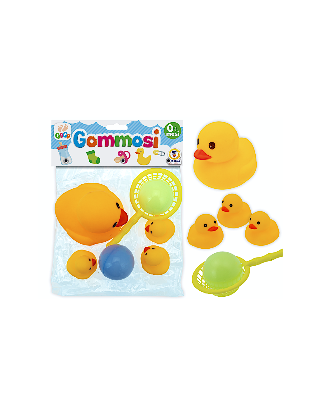 GOGO - GOMMOSI PAPERELLE CON RETINO