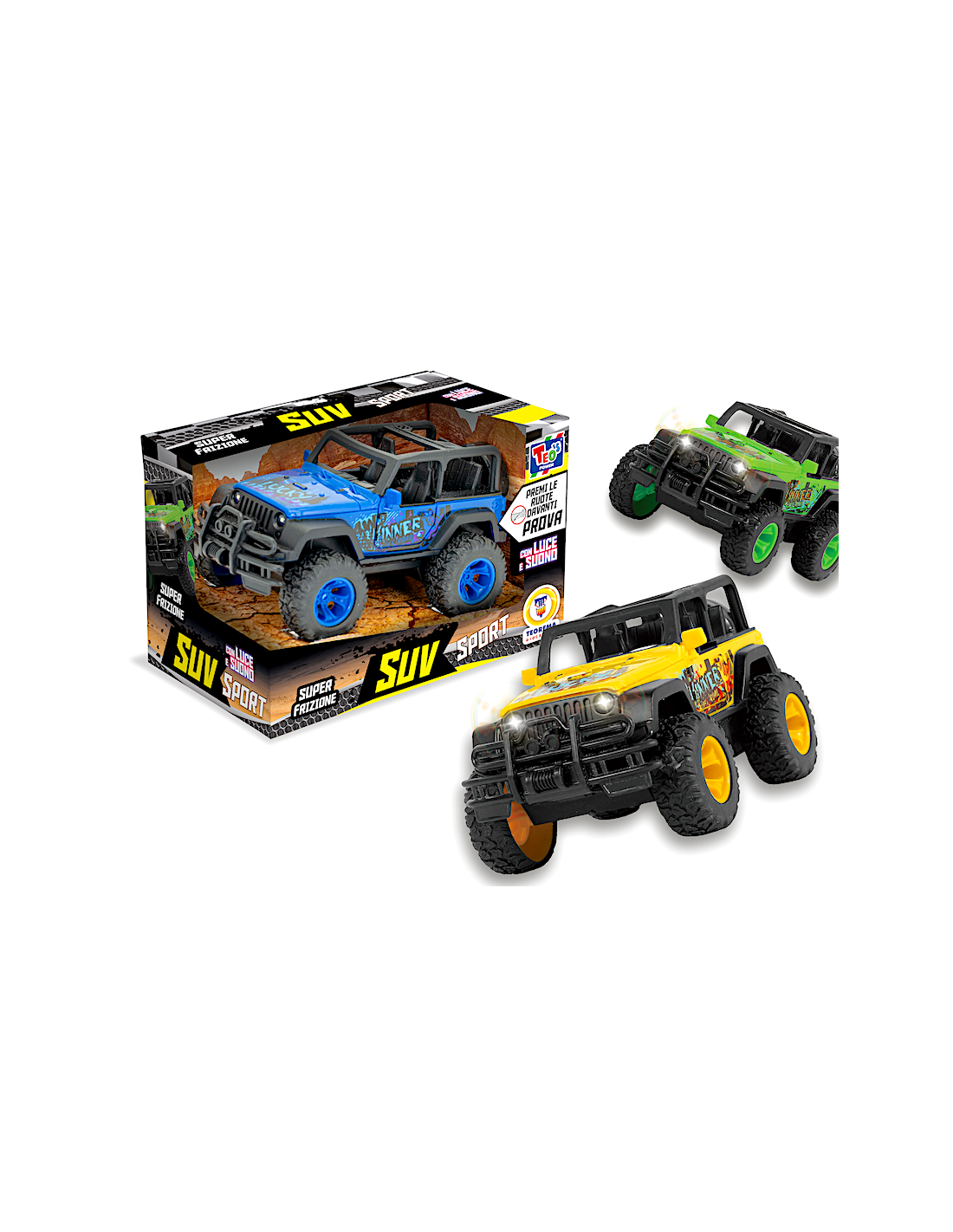 Teo's Power fuoristrada giocattolo 4x4 luci suoni | shopincasa.it