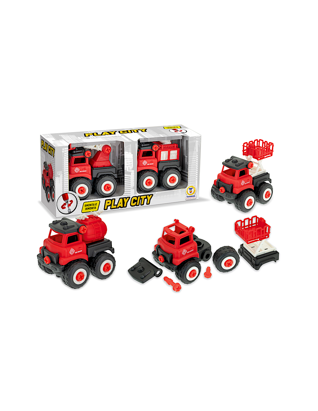 Teo's Power mezzi pompieri smonta rimonta | shopincasa.it