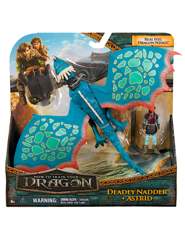DRAGON TRAINER 6072587 DRAGO CON PERSONAGGIO ASSORTITO