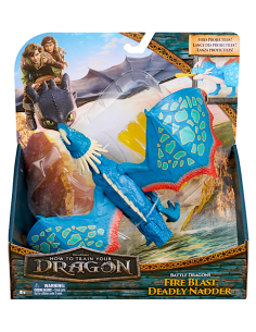 Drago sonoro assortito Dragon Trainer 25x29 cm effetti sonori ali mobili | shopincasa.it