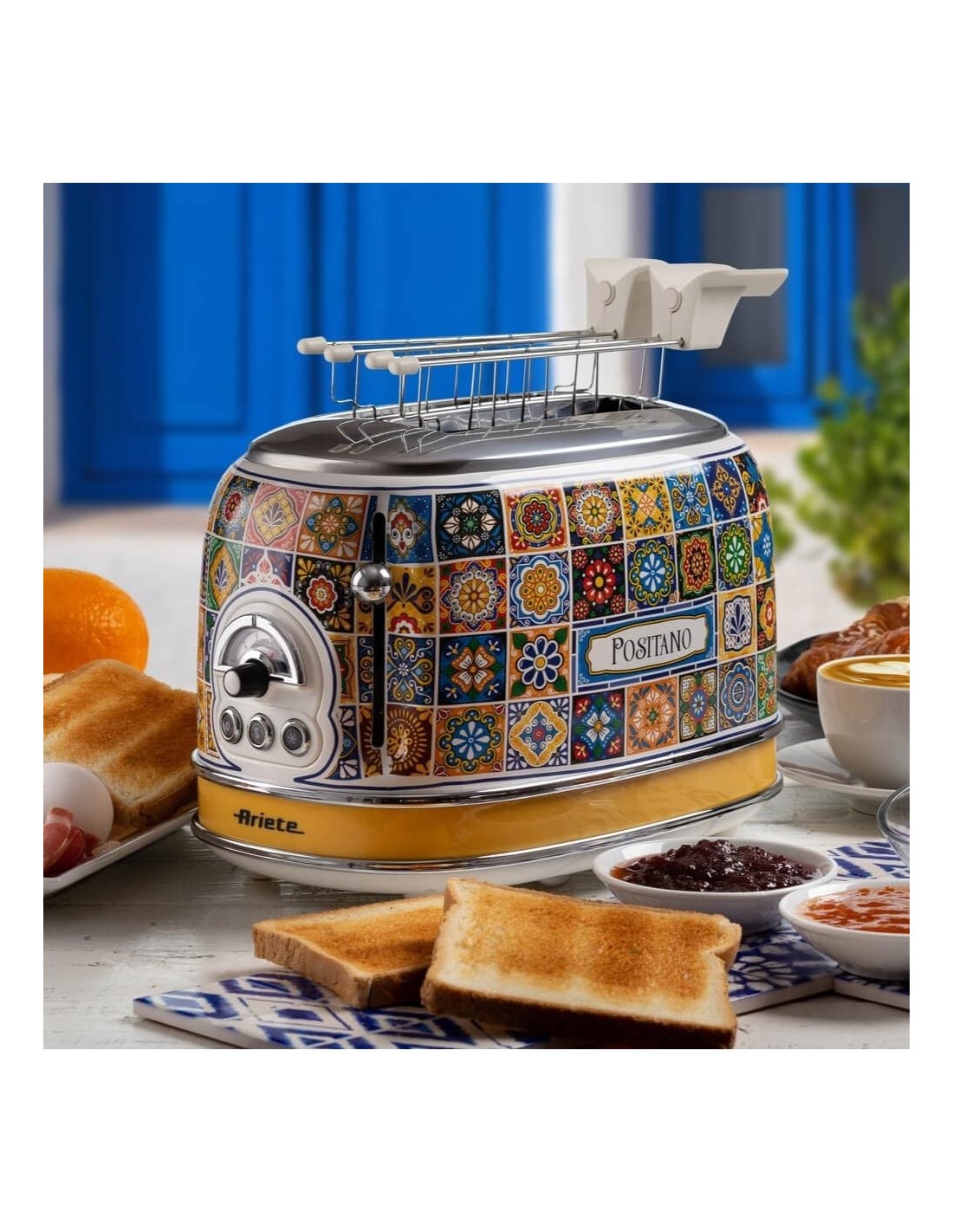 PIASTRE - TOSTAPANE - BISTECCHIERE: vendita online Ariete, Tostapane Positano, 810W, 2 fette, defrost, espulsione automatica,...