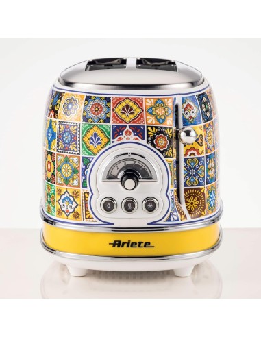 PIASTRE - TOSTAPANE - BISTECCHIERE: vendita online Ariete, Tostapane Positano, 810W, 2 fette, defrost, espulsione automatica,...