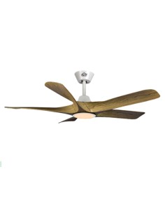 VENTILATORE DA SOFFITTO PALE LEGNO D142CM CON LUCE LED