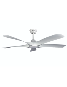 VENTILATORE DA SOFFITTO PALE BIANCHE D142CM CON LUCE LED