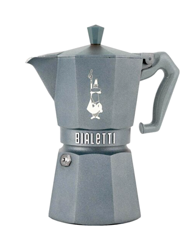 CAFFETTIERA MOKA EXCLUSIVE 6TZ GREY INDUZIONE