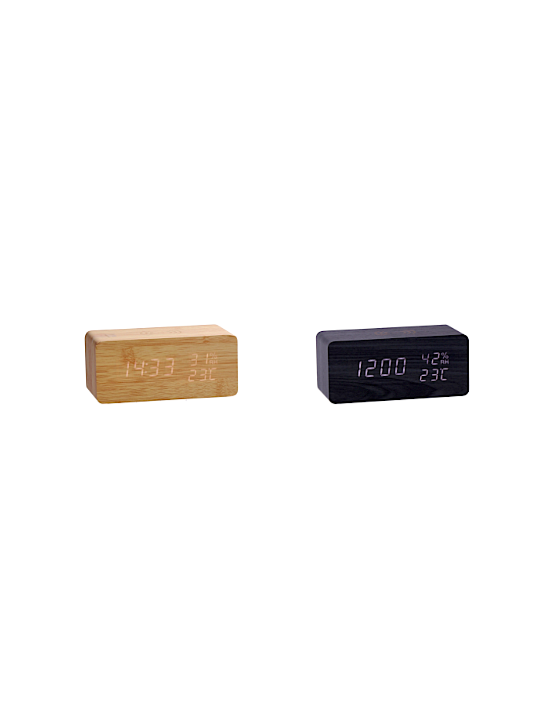 Orologio sveglia digitale 111811 MDF 17 x 7 x 8 cm assortito | shopincasa.it