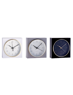 Orologio sveglia 111826 plastica/alluminio D16,5 cm assortito | shopincasa.it
