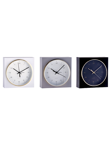 OROLOGIO SVEGLIA 111826 PLASTICA/ALLUMINIO D16,5CM ASSORTITO