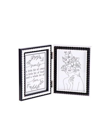 PORTAFOTO 107891 2 CORNICI 13X18 MDF PIEGHEVOLE