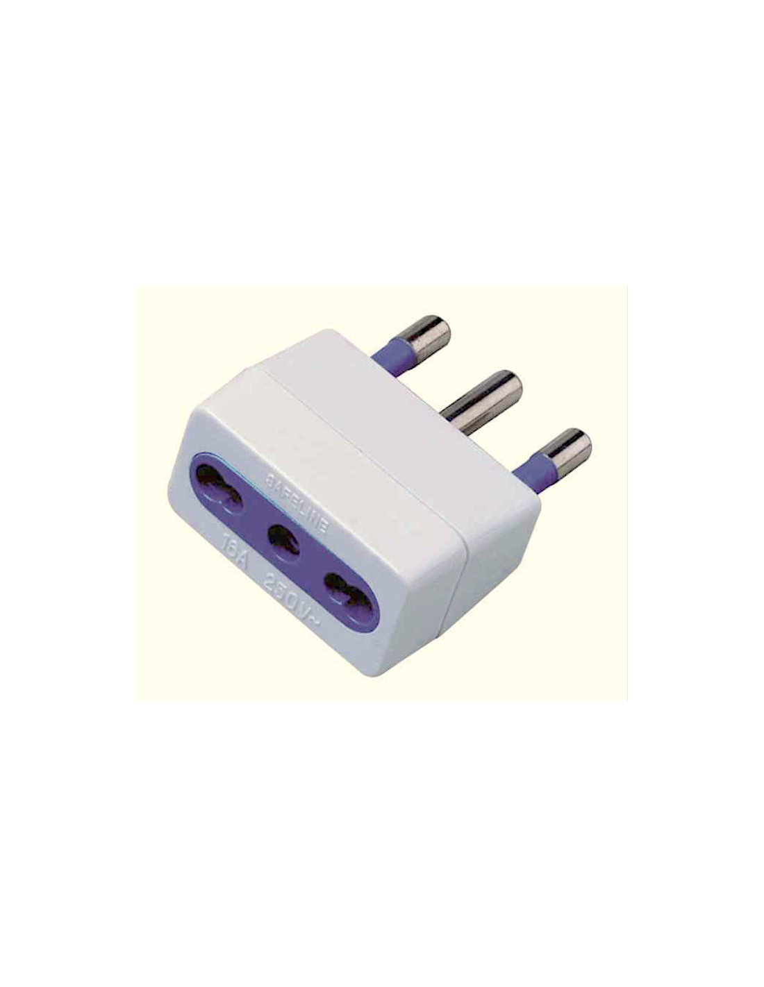 ADATTATORE SPINA E275 10/16A BIANCO