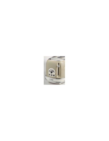PIASTRE - TOSTAPANE - BISTECCHIERE: vendita online Ariete, Tostapane Vintage Beige, 2 fette, 6 livelli doratura, pinze, espul...