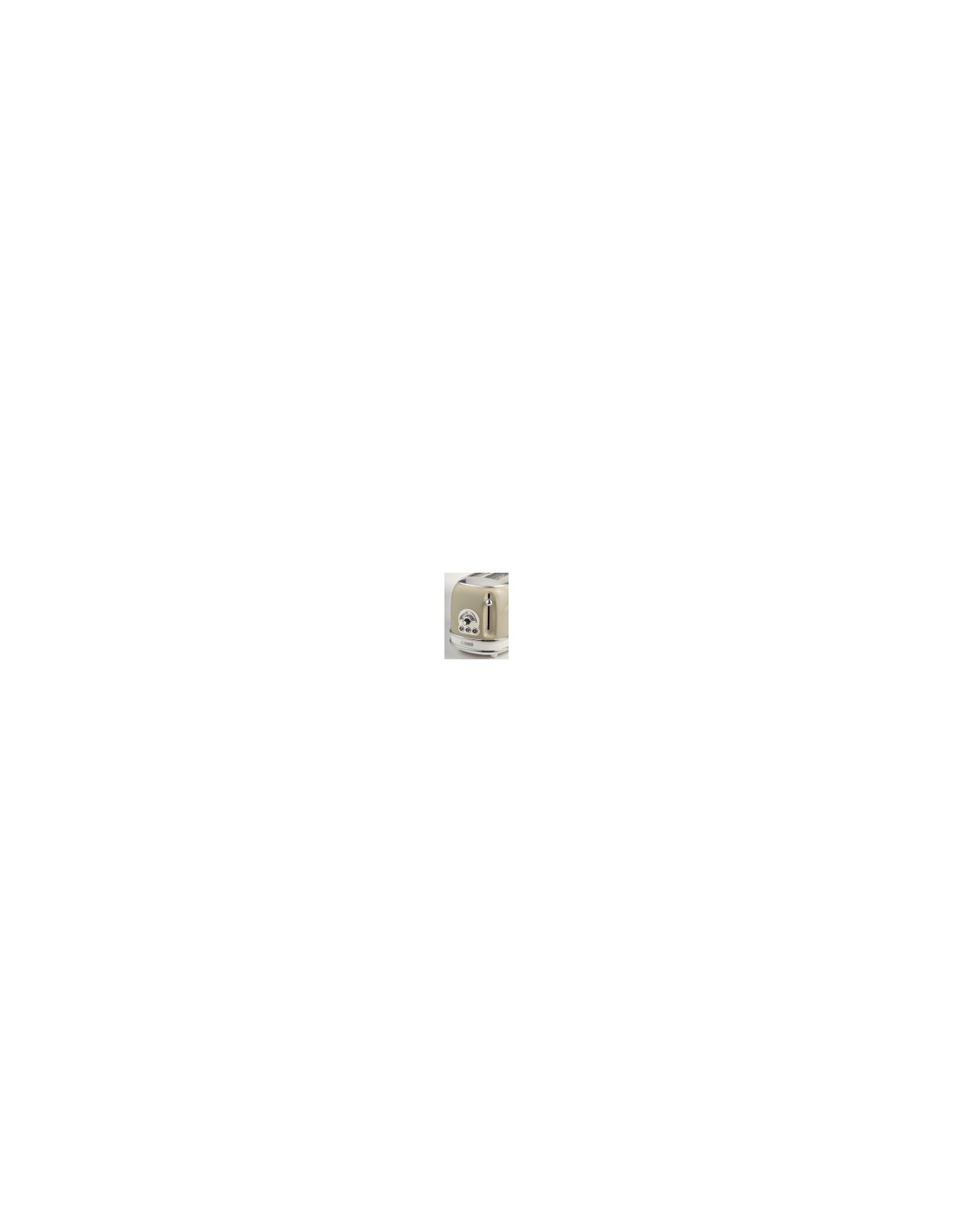 PIASTRE - TOSTAPANE - BISTECCHIERE: vendita online Ariete, Tostapane Vintage Beige, 2 fette, 6 livelli doratura, pinze, espul...