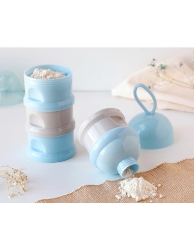 Dosatore latte in polvere Kiokids azzurro e grigio | shopincasa.it