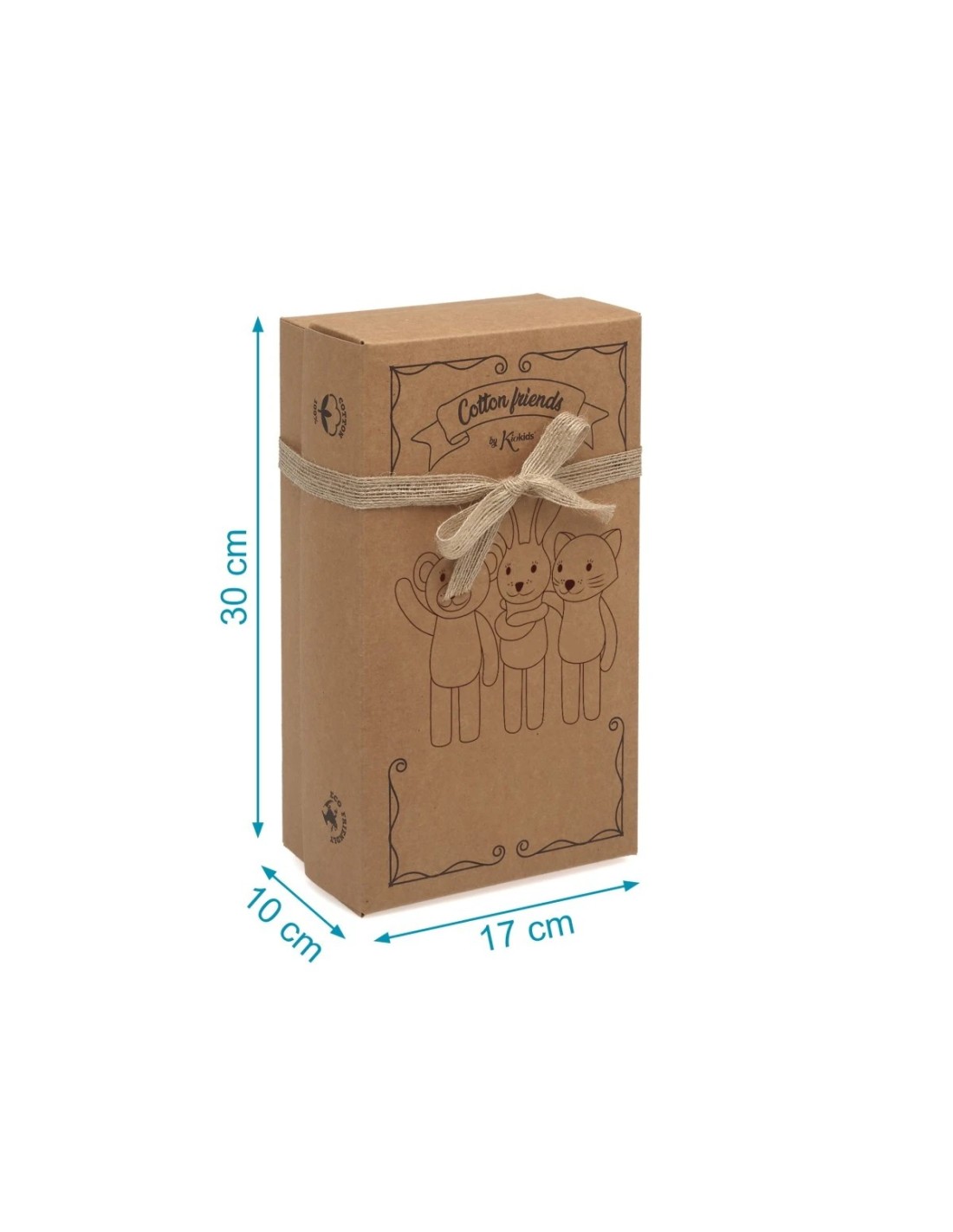Doudou orsacchiotto in cotone – eco e sicuro da 0 mesi | shopincasa.it