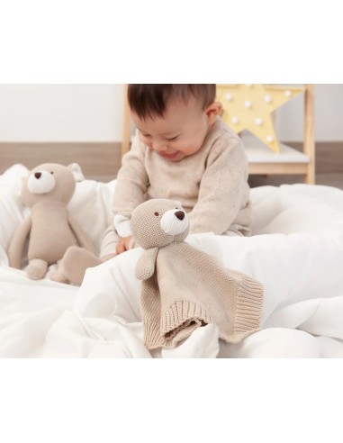 Doudou orsacchiotto in cotone – eco e sicuro da 0 mesi | shopincasa.it