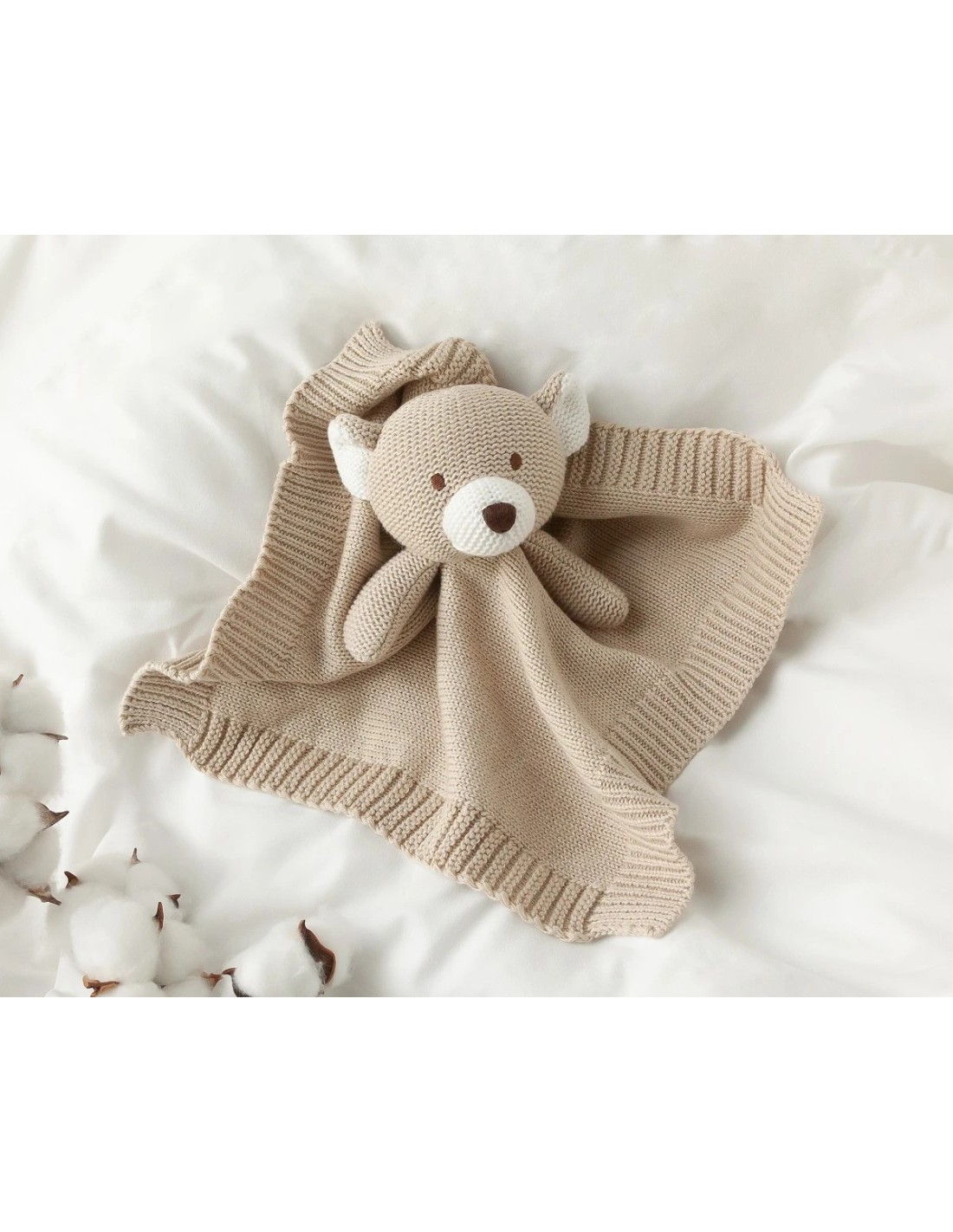 Doudou orsacchiotto in cotone – eco e sicuro da 0 mesi | shopincasa.it