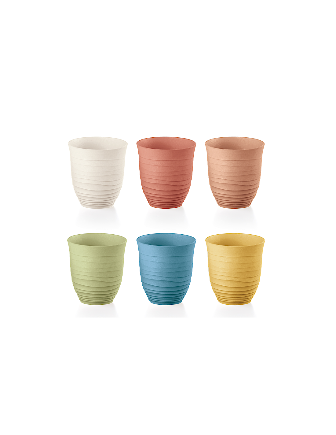TAVOLA E CUCINA: vendita online SET 6 BICCHIERI BASSI TIERRA ASS. in offerta
