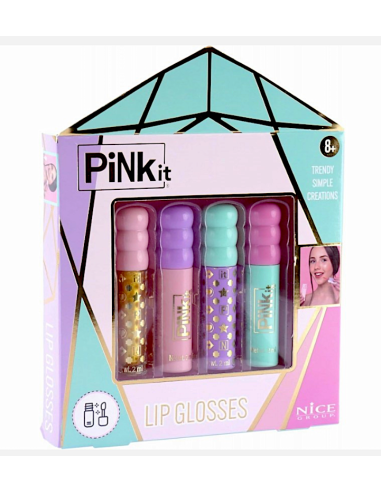 PINKIT Set Lucidalabbra – Gloss Make Up Bambina Sicuri e Colorati | shopincasa.it