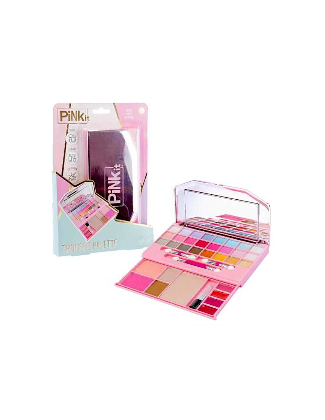 PINK IT Trousse Palette – Kit Trucco Bambini con Ombretti e Blush | Shopincasa.it